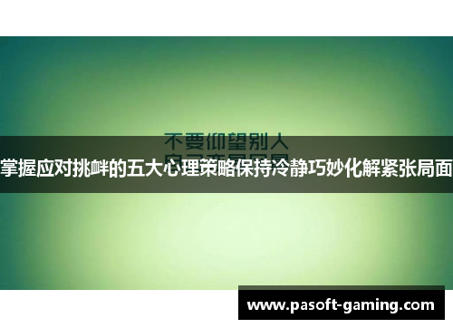 掌握应对挑衅的五大心理策略保持冷静巧妙化解紧张局面